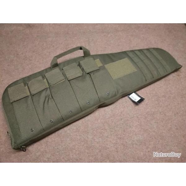 Housse pour arme 100 cm vert olive avec sangle de transport