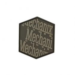 Patch 3D PVC hexagonal | Mechanix (0000 5594)