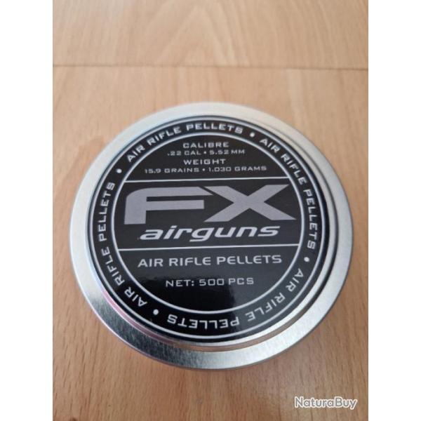 Boite plombs FX AIRGUNS 5,5MM