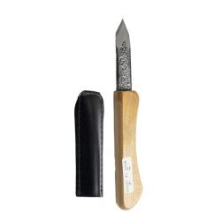 Couteau Kiridashi Mikihisa Mikikichan Carving Lame Acier Carbone Manche Bois Made Japan MIKA066