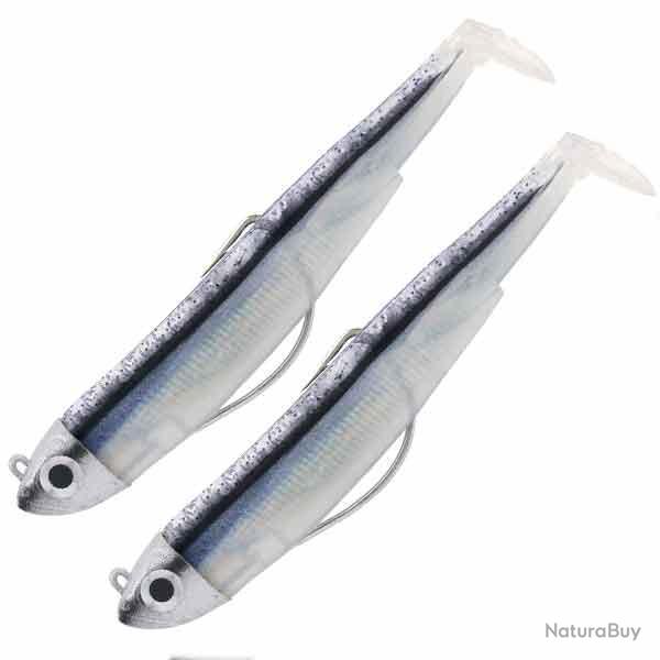 Double Combo Black Minnow 120 Shore - 12cm - 12g Black Mullet