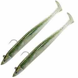 Double Combo Shore Crazy Paddle Tail 10cm 5g Ghost Minnow