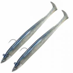 Double Combo Shore Crazy Paddle Tail 10cm 5g Electric Blue