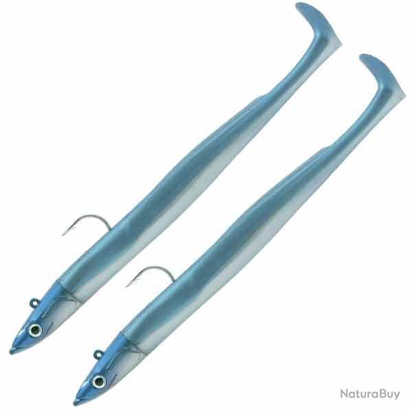 Double Combo Shore Crazy Paddle Tail 10cm 10g Pearl Blue