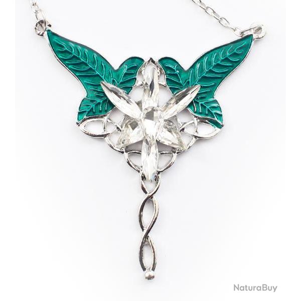 Bijou Etoile du Soir Lorien Le Seigneur des Anneaux Collier Repliksword