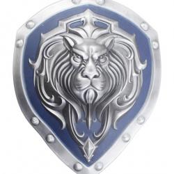 Warcraft Bouclier Acier Garde Chevalier Lion Repliksword