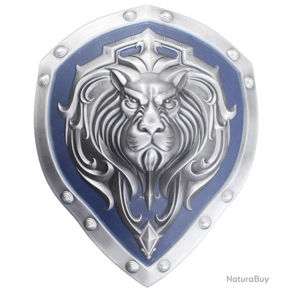 Warcraft Bouclier Acier Garde Chevalier Lion Repliksword