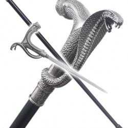 Canne Epee Cobra Serpent Canne de Marche Repliksword