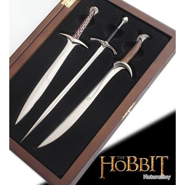 Le Hobbit - Set de 3 Ouvre-Lettres Coupe Papier NN1210 Repliksword