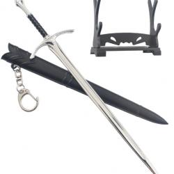 Coupe Papier Le Seigneur des Anneaux Epée Ouvre Lettre Gandalf Glamdring + Presentoir Repliksword