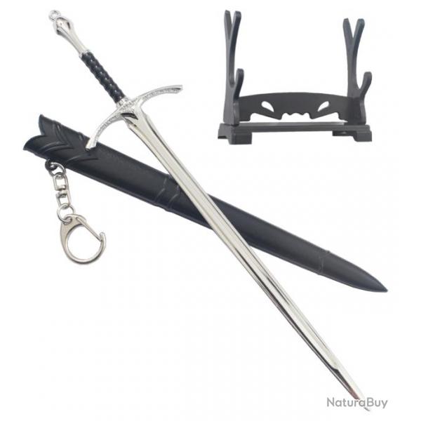 Coupe Papier Le Seigneur des Anneaux Epe Ouvre Lettre Gandalf Glamdring + Presentoir Repliksword