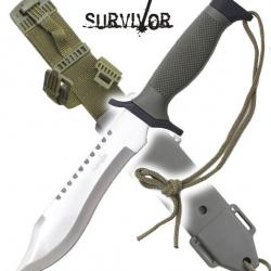 Couteau de Chasse Survivor HK-6001 Master Cutlery Poignard Dague Repliksword