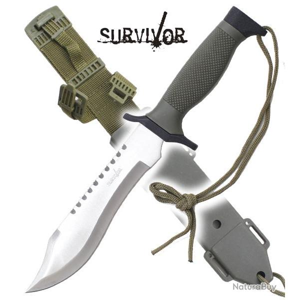 Couteau de Chasse Survivor HK-6001 Master Cutlery Poignard Dague Repliksword