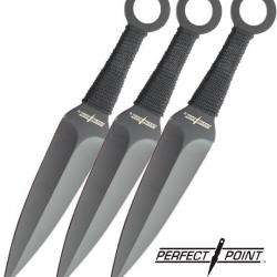 Set 3 Kunais Expendables Perfect Point PP-869-3 Couteau de Lancer Repliksword