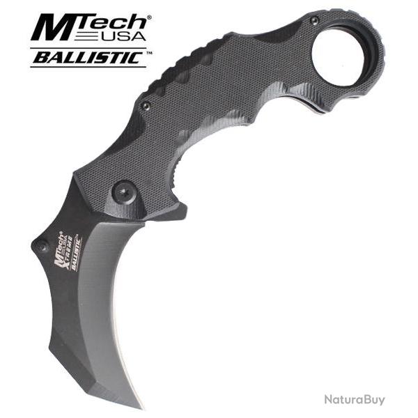 Couteau Karambit Mtech Ballistic MX-A815BK Couteau de Poche Pliant Repliksword