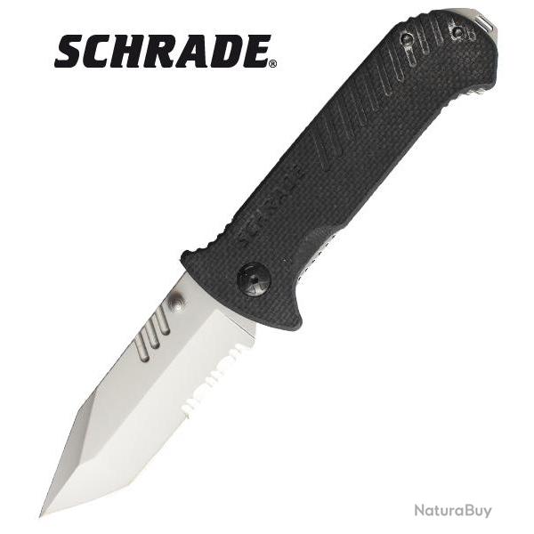 Couteau de Poche Schrade SCH102S Couteau Pliant Repliksword