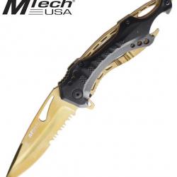 Couteau Pliant Tactique Dore Mtech USA MT-705BG Couteau de Poche Repliksword