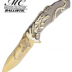 Couteau Gold Dragon Coffret Cadeau Couteau Pliant Repliksword