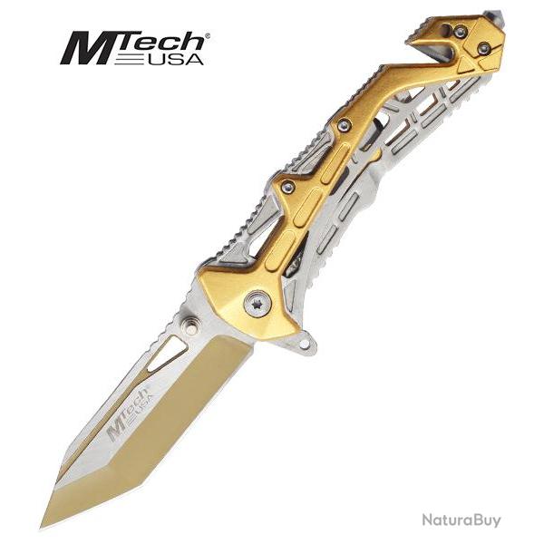 Couteau Pliant Gold Edition Mtech USA MT-A997BGD Repliksword