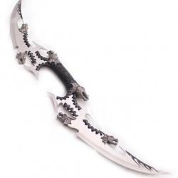 Dague Double Lame Dragon X2 Couteau Fantasy Repliksword