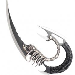 Dague Black Scorpion Couteau Decoration Poignard Fantasy Repliksword