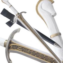 Les Anneaux de Pouvoir Numeror Epee + Fourreau Epee Acier Repliksword