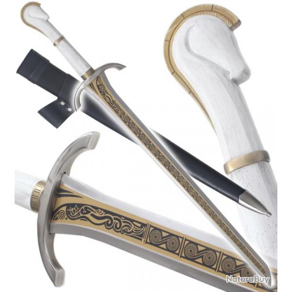 Les Anneaux de Pouvoir Numeror Epee + Fourreau Epee Acier Repliksword