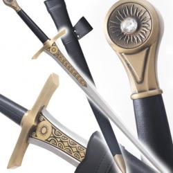 Les Anneaux de Pouvoir Epee Elendil + Fourreau Epee Acier Repliksword