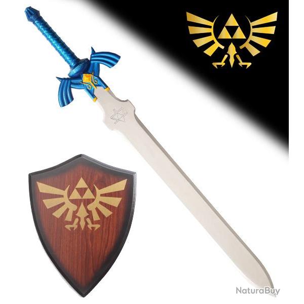 Zelda Epee de Link + Plaque Excalibur Master Sword Repliksword