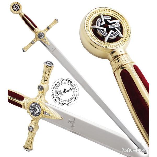 Epee Maonnique Marto Chevalier Franc Macon Repliksword