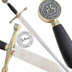 Epee Excalibur Edition Gold Black Marto Roi Arthur Repliksword