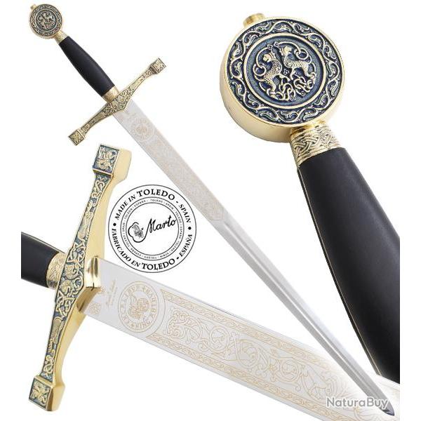 Epee Excalibur Edition Gold Black Marto Roi Arthur Repliksword