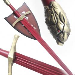 Game of Thrones Epee Oathkeeper Rouge Epee Tyrion Version Livre Le Trone de Fer Epee Repliksword