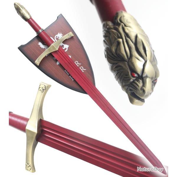 Game of Thrones Epee Oathkeeper Rouge Epee Tyrion Version Livre Le Trone de Fer Epee Repliksword