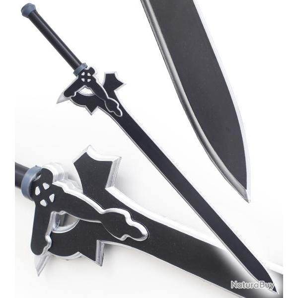 Sword Art Online Epe Kirito Elucidator Latex Mousse Model Enfant 80cm Repliksword