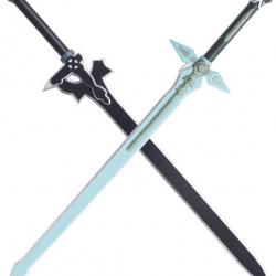 Sword Art Online Epée Kirito Repulser et Elucidator Model Enfant 80cm Repliksword