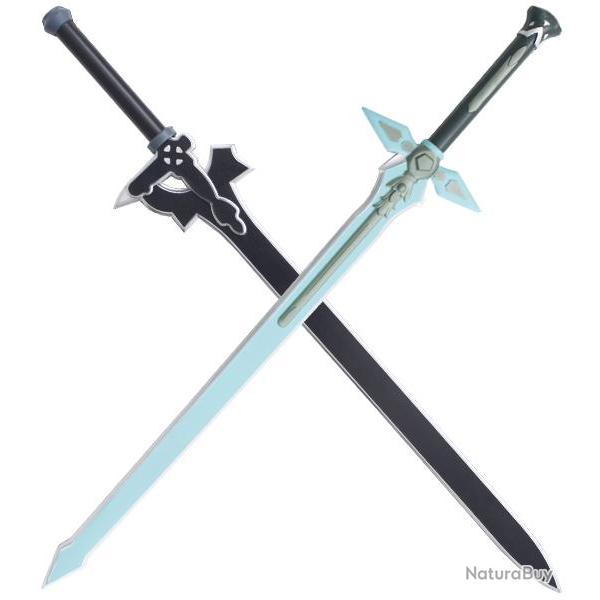 Sword Art Online Epe Kirito Repulser et Elucidator Model Enfant 80cm Repliksword