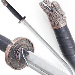 Sabre en Polypropylene Katana Argent Epee Duncan Epee Entrainement Combat Katana Japonais Replikswor