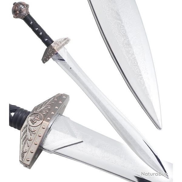 Epe en Polypropylene Glaive Gladiateur Epee Entrainement Combat Gladiator Argent Repliksword