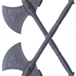 Pack 2 Haches Vikings en Polypropylene Hachette Pirate Repliksword