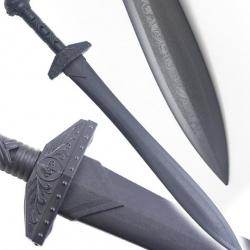 Epee Tout en Polypropylene Glaive Gladiateur Epee Noir Entrainement Repliksword