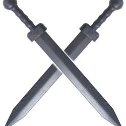 Pack 2 Epees Glaive Gladiateur Polypropylene Glaive Spartacus Entrainement Combat 80cm Repliksword