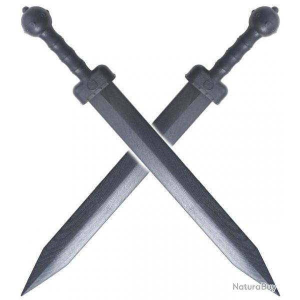 Pack 2 Epees Glaive Gladiateur Polypropylene Glaive Spartacus Entrainement Combat 80cm Repliksword