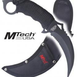 Couteau Karambit Mtech USA MT-20-76BK Black Edition Repliksword