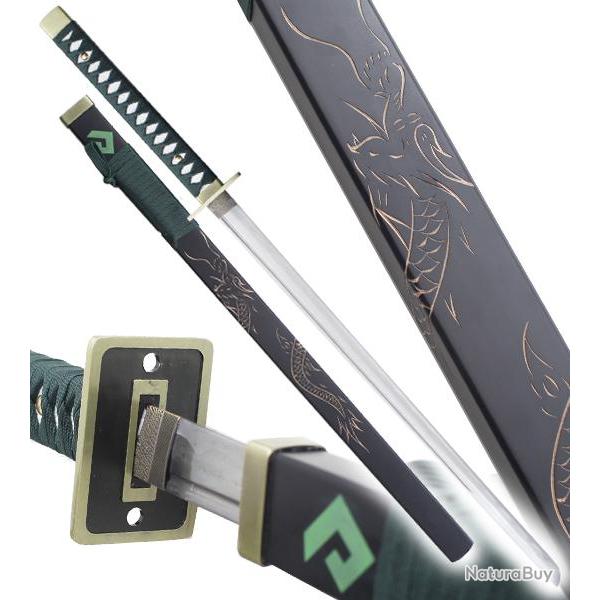 Katana Green Dragon Decoration Sabre Epee Katana Japonais Repliksword