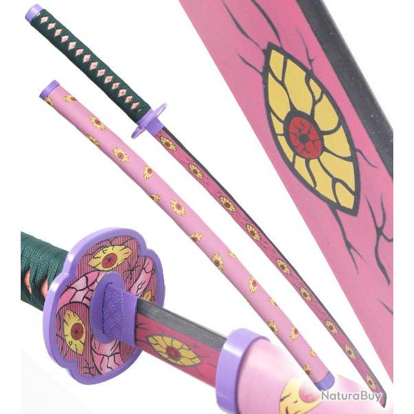 Demon Slayer Katana en Acier Kokushibo Epee Kimetsu No Yaiba Sabre Katana Japonais Repliksword