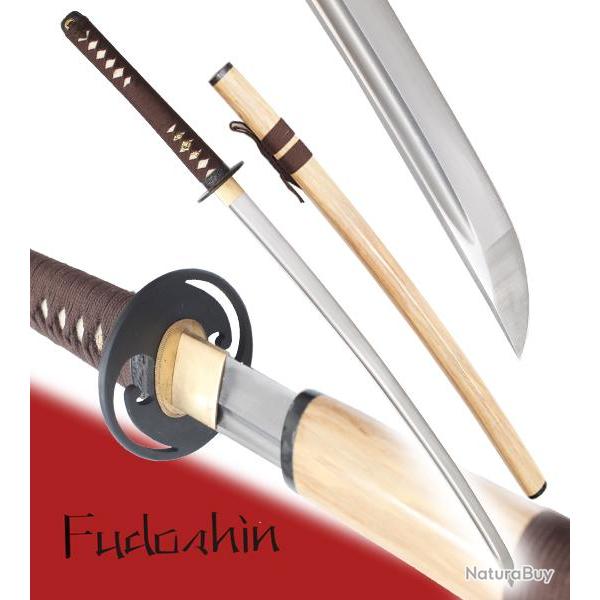 Fudoshin - Katana Forge Bois Maru - K711 Epee Sabre Practical Katana Japonais Repliksword