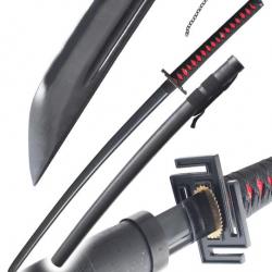 Bleach Katana Ichigo Practical Maru 1045 Lame Maru Noire Bankai Epee Sabre Trachant Coupant Practica