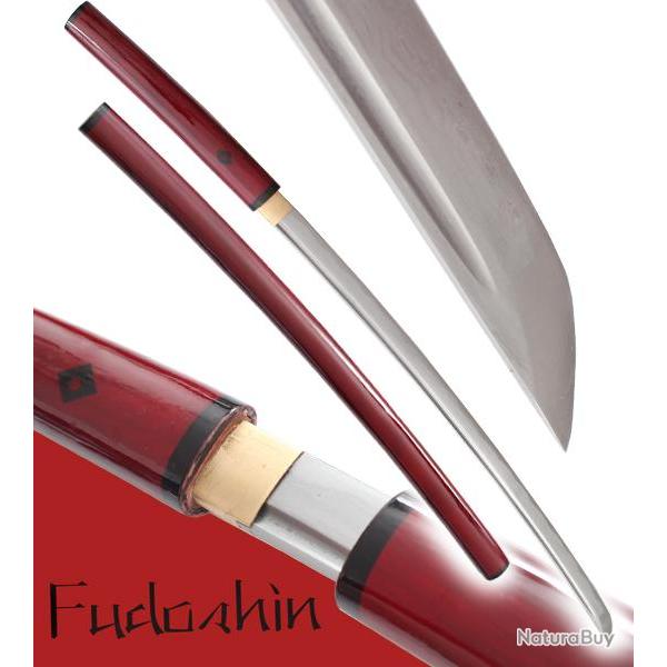 Fudoshin - Shirasaya Rouge Forge Damas - S61S Epee Sabre Practical Repliksword