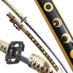 Katana Tout en Bois Lame en Bois Mikazuki Munechika Touken Ranbu Online Sabre Epee Cosplay Katana Ja